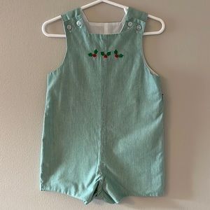 Bailey Boys 18 month Christmas holly shortall.